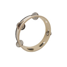 (Imitation Leather 6 Inches) 6-Inch Sheepskin Tambourine Percussion Instrument