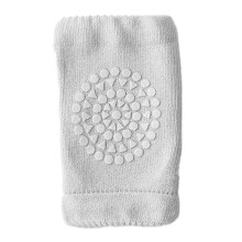 Set di calzini con ginocchiere per bebè, antiscivolo, sicuri per gattonare, grigio chiaro M