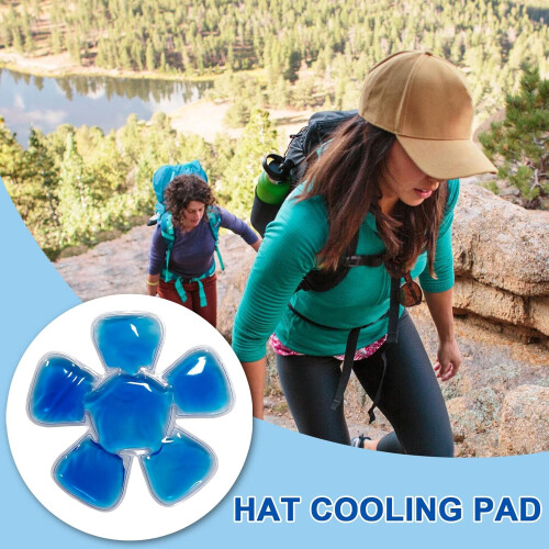 Ice Pack Hat Reusable Head Ice Pack For Catcher Helmets Dark Blue Reusable Liner Pad 1