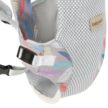 portatore per bambini traspirante con supporto per testa frontale e posteriore per neonati, regolabile, portatile, tipo 3