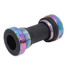 Mountain Bike Bottom Bracket 1.37x24T, Good Waterproofness Stable Sealing with Precision Machined Aluminum Alloy Body and Gapless Movement, Durable