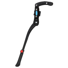 Adjustable Height Bike Kickstand Bicycle Kickstand Rear Mounted Aluminum Alloy Strong Sturdy Easy To Install Anti Slip Foot Highly Compatible Durable