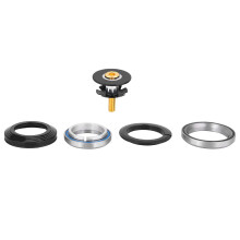 Robuust balhoofd voor mountainbike, stuurpen zonder schroefdraad, taps toelopende afgedichte lagers, constructie van aluminiumlegering, lichtgewicht