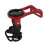 Supporto per computer da bici Out Front in lega CNC rosso Ø38mm 8