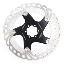 Disc Brake Rotor For Bicycle Stainless Steel High Heat Dispersion 6 Bolt Mounting Disc Rotor With Excellent Heat Dissipation And Cooling Function For