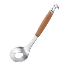 Elección Gourmet: Cuchara de servir duradera de acero inoxidable de primera calidad con un diseño especial para una excelencia culinaria,