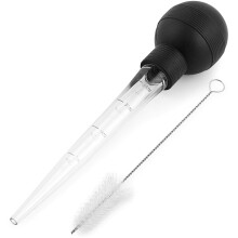 Easy to Clean, Meat and Food Injector with Heat-Resistant Cylinder and Dual Measurement System, Turkey Basters for Cooking for Holiday Roasts,