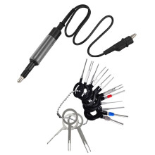 14Pcs Auto Terminals Removal Key Tool Set(Silver) with Car Sparking Plug Tester in  Auto Diagnostic Tool