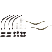 2 Set RC Car Part: 1 Set Hard Leaf Spring Suspension Bar & 1 Set Steel Shock Absorption Leaf Springs Suspension