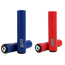 ODI 2 Pairs MTB Bicycle Grip Silicone Handlebar Grips Shock-Absorbing Mountain Bicycle Grip Bike Accessories, Red &