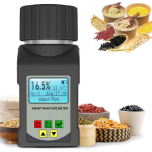 Cup-Type Grain Moisture Meter,Digital Grain Moisture Tester with LCD Backlit Display,Supports Testing 25 Types of Grains