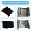Mosquito Net for Wagon Universal, Foldable Sun Shade Outdoor Insect Proof Mesh Cover Wagon Accessories 7
