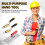 3 Pcs Masonry Tool Set, with Soft Grip Handles Concrete Drywall Tile and Plastering Tools for Contractors DIY 6