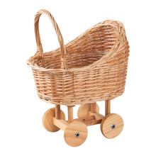 Babykorb, Modellierwagen, Korbgeflecht, Aufbewahrungskorb, Haustiernest, Mondblumenkorb, Fotografie-Requisiten, Geschenk für Einjährige, Klein