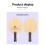 Loki Thunder God K3 Table Tennis Paddle Baseboard 5 Wood 2 Carbon Offensive Training Beginner Crossbat Style 2