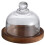 Glass Food Storage Containers with Wooden Lid Kitchen Snack Fruit Candy Nut Sundries Storage Organizer 1