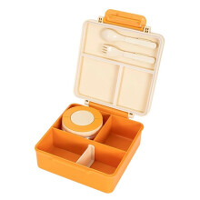 Bento-Lunchbox für Kinder, Auslaufsicher, Lunchbehälter, Lebensmittelbehälter, Thermoisoliertes Gefäß für Warme Speisen für Kinder