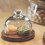 Glass Food Storage Containers with Wooden Lid Kitchen Snack Fruit Candy Nut Sundries Storage Organizer 5