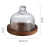 Glass Food Storage Containers with Wooden Lid Kitchen Snack Fruit Candy Nut Sundries Storage Organizer 7