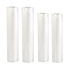 4 Stuks Vacuümzakken Kunnen Worden Gesneden Doorzichtige Plastic Zakken Voedselverpakkingszakken (2 Rollen 22x500cm 2 Rollen 28x500cm)