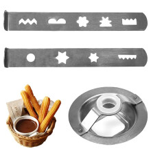 2er Set Keksvorsatz Zubehör, 8 Formen, Keksvorsatz mit Anschlussring, für Fleischwolf, Küchenmaschine
