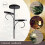 Black Triple Christmas Tree Decorative Candlestick Christmas Candlestick Indoor Bedroom Tableware Kitchen 5