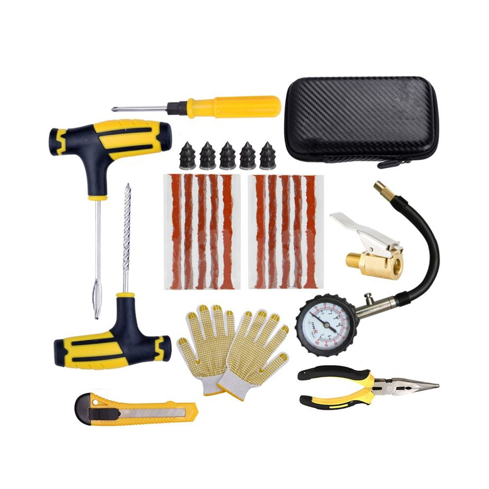 Car Tire Repair Kit Tyre Puncture Emergency For Tire Strips Stirring Glue Repair Tool Kit Car Accessories 6032952467062