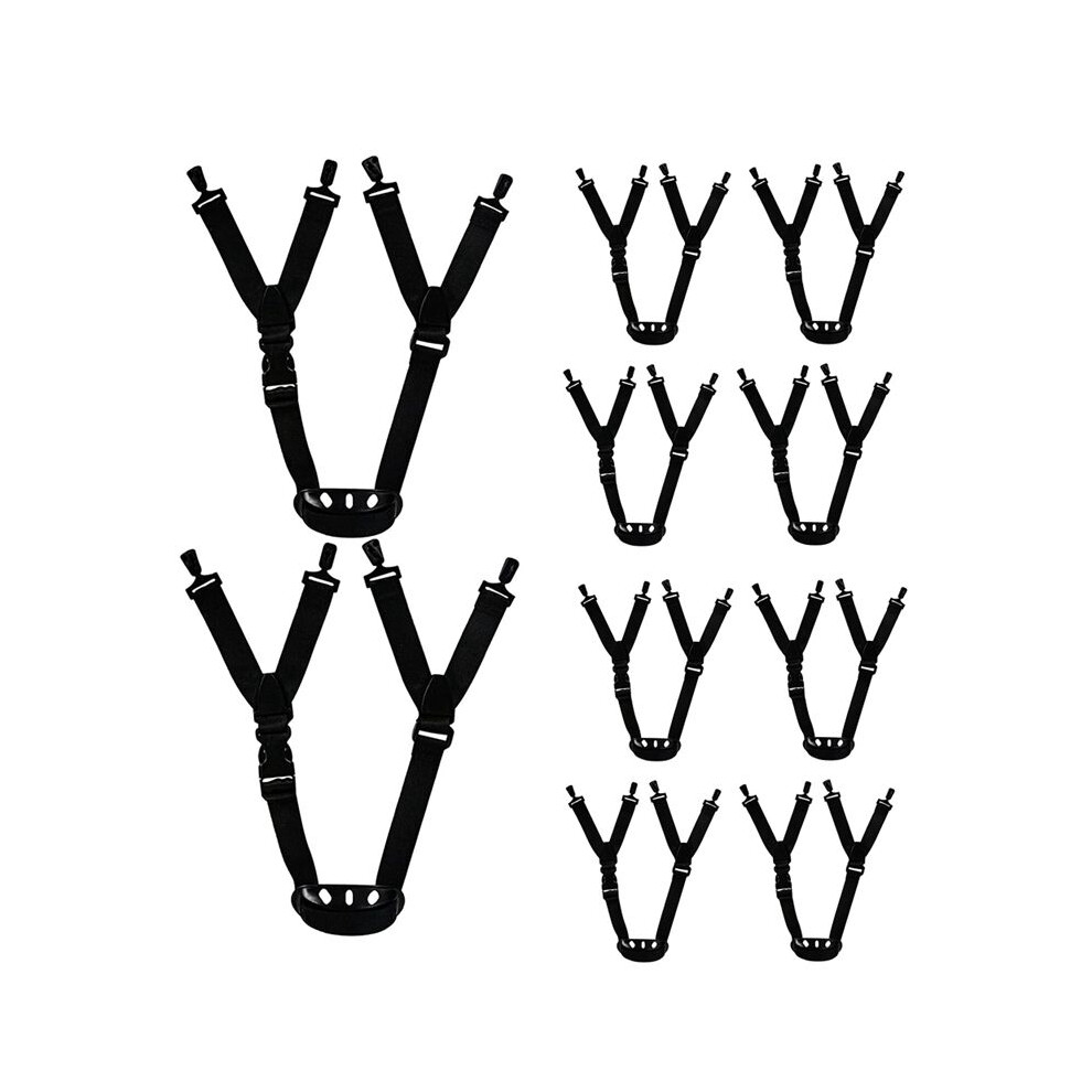 Hard Hat Chin Strap Helmet Strap Helmet Chin Strap Multi Point Adjustment Chin Strap For Hard Hats Replacement 10Pcs 4713352776269
