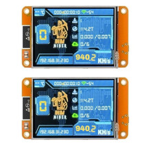 2PCS NMMiner NerdMiner V2 940KH/S Hashrate BTC Solo Lottery Miner ESP32 2.8 Inch Display Bitcoin Crypto Lottery Miner