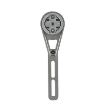 WEST BIKING Support D'Ordinateur de Vélo en Alliage de Titane, Support de Chronomètre, Compteur de Vitesse pour Wahoo Bryton