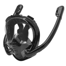 Full Face Snorkel Mask with Double Tubes 180Panoramic Anti-Fog Diving Mask Swimming Pool Equipment S/M
