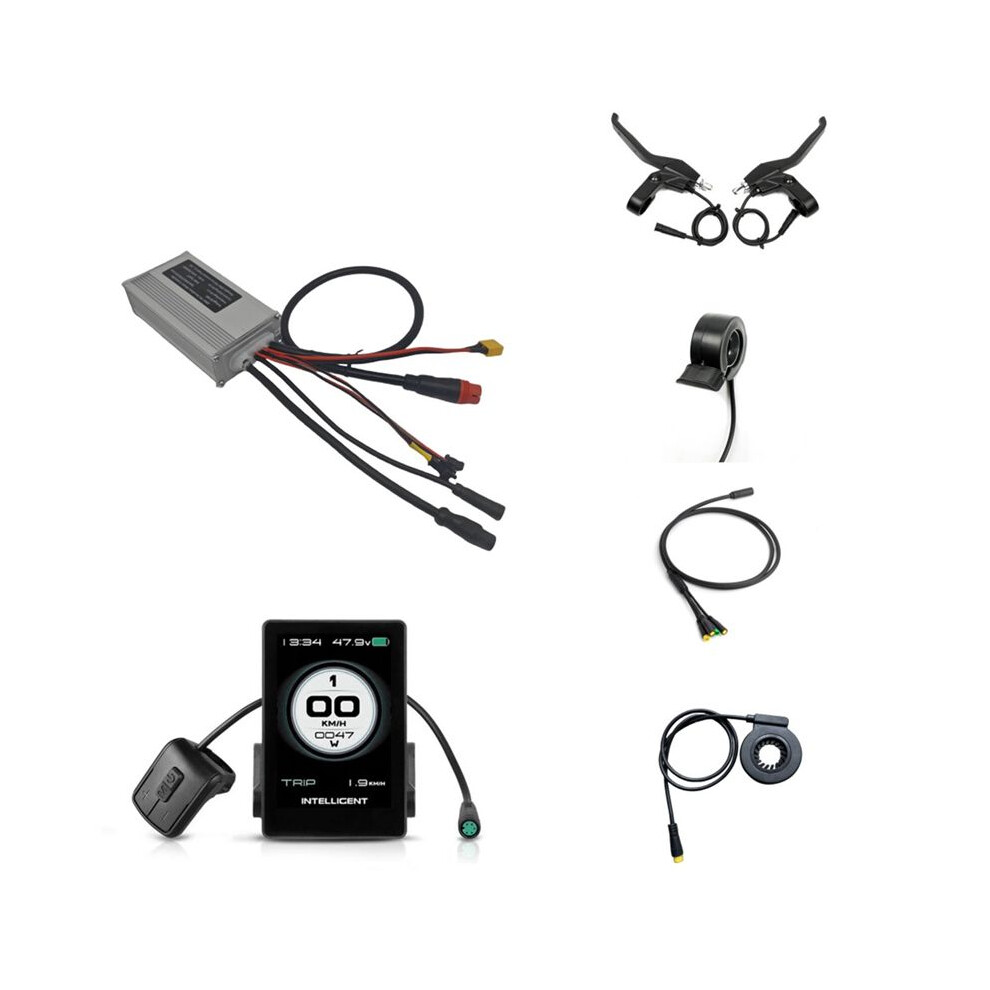 860C Screen G062 Controller Set For Bafang G062 Controller H550 Hub Motor 30A 1000W 48V Bicycle Modification Accessories 4761587840651
