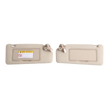 Car Left Right Sun Visor with Make- Mirror Beige for T700 T800