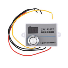 500W Adjustable 220V Fan Speed Controller Digital Display Motor Reducer Regulator Speed Controller Power Supply