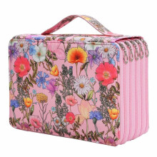 Slots Pencil Case Bag for School Pencilcase Large Capacity Stationery Pen Box Organizer  Pencilhold Pouch Kit D