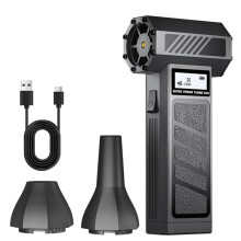 Portable 130000 RPM Turbo Jet Fan Electric Air Duster Car Blowing Snow Cleaning Blower Tool 4 Gears Adjustable Turbo Fan