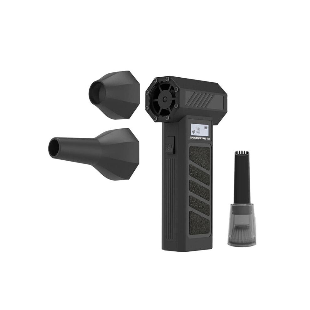 Violent Fan Powerful Fan 130000RPM Brushless Turbo Jet Fan with Led Display&Light Electric Air Duster for Home Outdoor-image-OPC-PPHG9ZH-NEW
