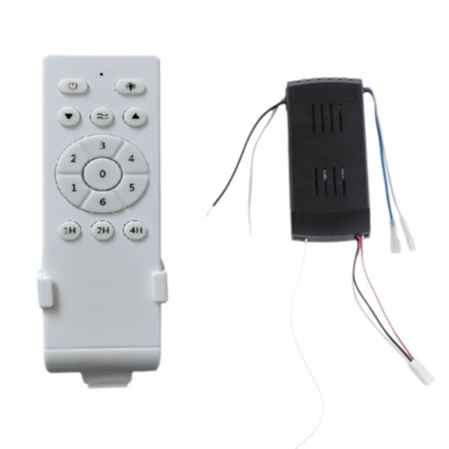 Universal Ceiling Fan Remote Control Kit Low Voltage 30w  Fan Light Driver Controller 6-Speed & Timing Remote