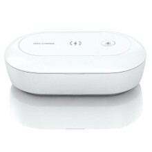 UV Light Sterilizer Wireless Charger Portable Multi-Function Ozone Aromatherapy Disinfection Box for Mask Jewelry Phone