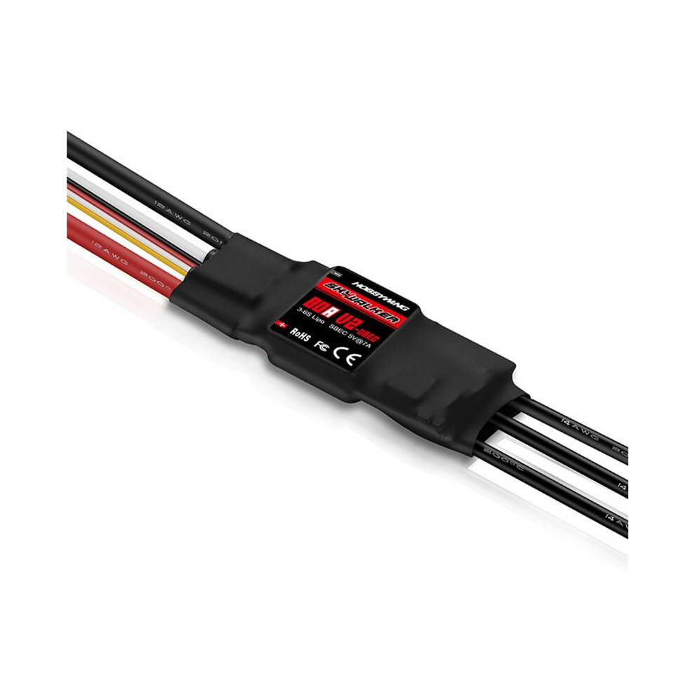 Skywalker 80A V2 Esc Speed Controller With Ubec For Rc Airplanes Helicopter 80A 6034179946238