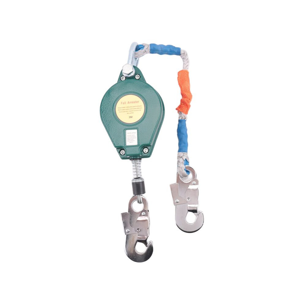 High Altitude Fall Protection Device 3 Meter Descender Safety Belt Fall Arrester Automatic Rope Lock Self-Locking Device 6031327527455