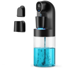 Automatisk Munsköljdispenser för Badrum, 600 Ml (21,12 Oz) Beröringsfri  Munsköljdispenser för Hemmet, Barn, Svart