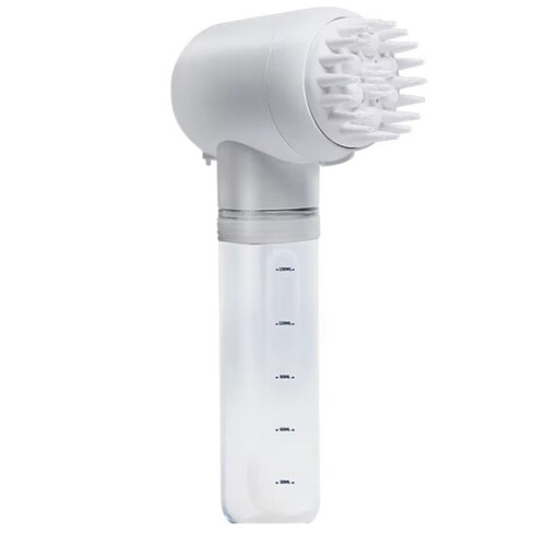 Automatic Pet Bubble Bath Machine-Cat Grooming Massage SPA Tool,3 Modes,Waterproof Rechargeable for Small Pets White