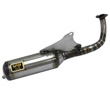 Motorcycle Exhaust Pipe V8 Large Displacement for Jog V8 Exhaust System Modified Exhaust Pipe