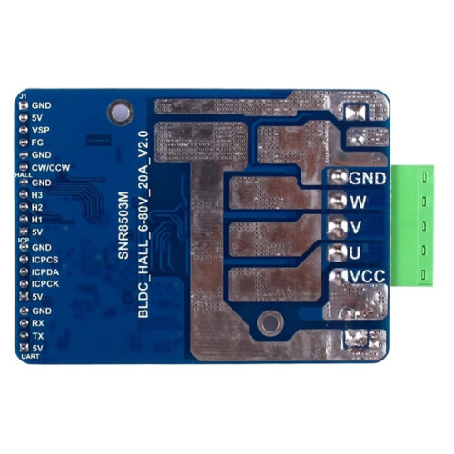 BLDC Three Phase  Brushless Motor Controller High Power 1600W Hall Motor Control Driver Board Motor Regulator 1