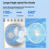 Five-Hole Dual Fan Humidification Plug-in Multi-Position Color Light Large Capacity Dormitory Plug-in Model 4