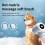 Automatic Pet Bubble Bath Machine-Cat Grooming Massage SPA Tool,3 Modes,Waterproof Rechargeable for Small Pets White 8