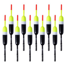10 Stuks Visdobbers, Visdobbers, Crappie Dobbers, Springdobbers, Visdobberaccessoires voor Het Vissen