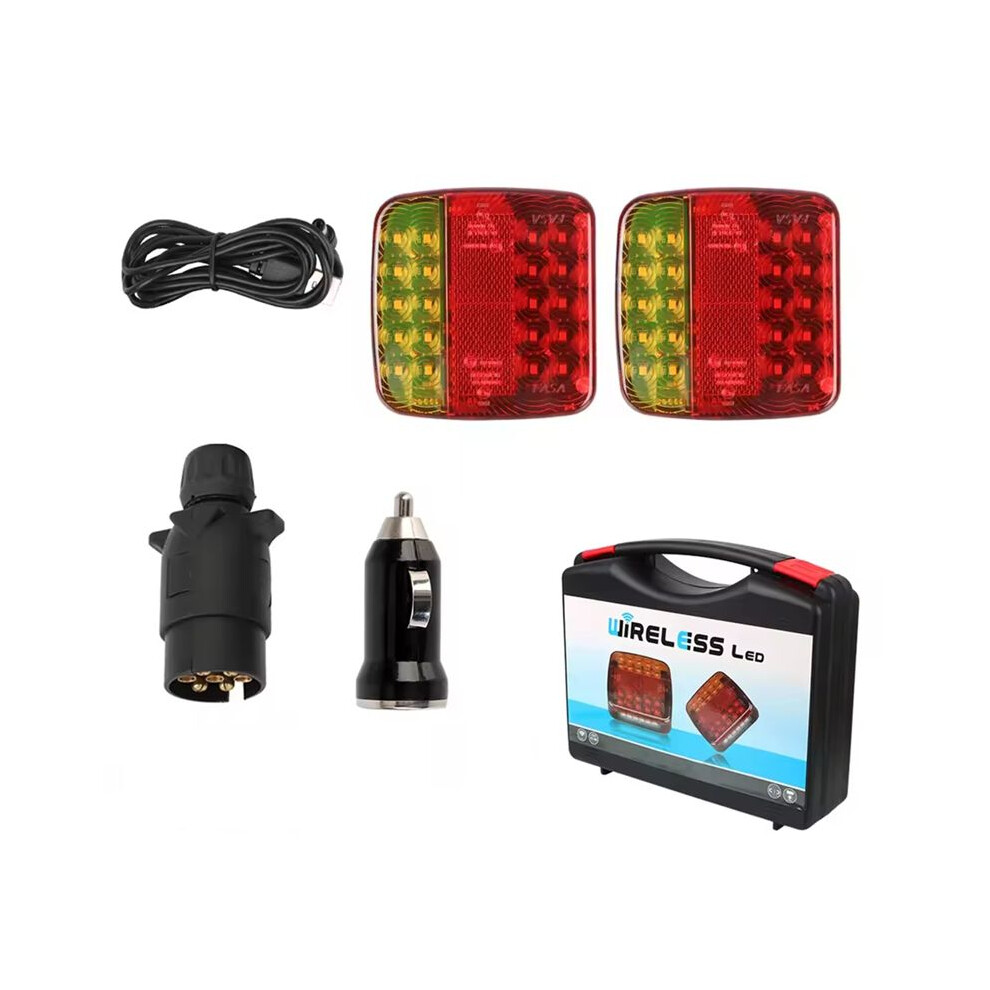 Trailer Rear Tail Signal Warning Brake Lamp For Caravan Rv Lorry Truck Magnetic Wireless Led Truck Tail Light 6031962645958