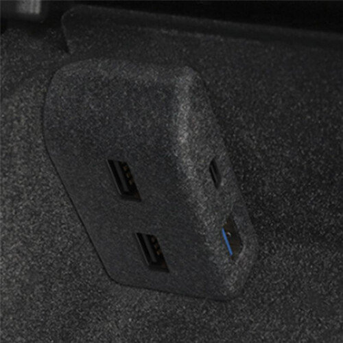 Car Glove Box USB Shunt Hub Docking Station for  Model Y Juniper Quick Charger Adapter Powered Splitte 1